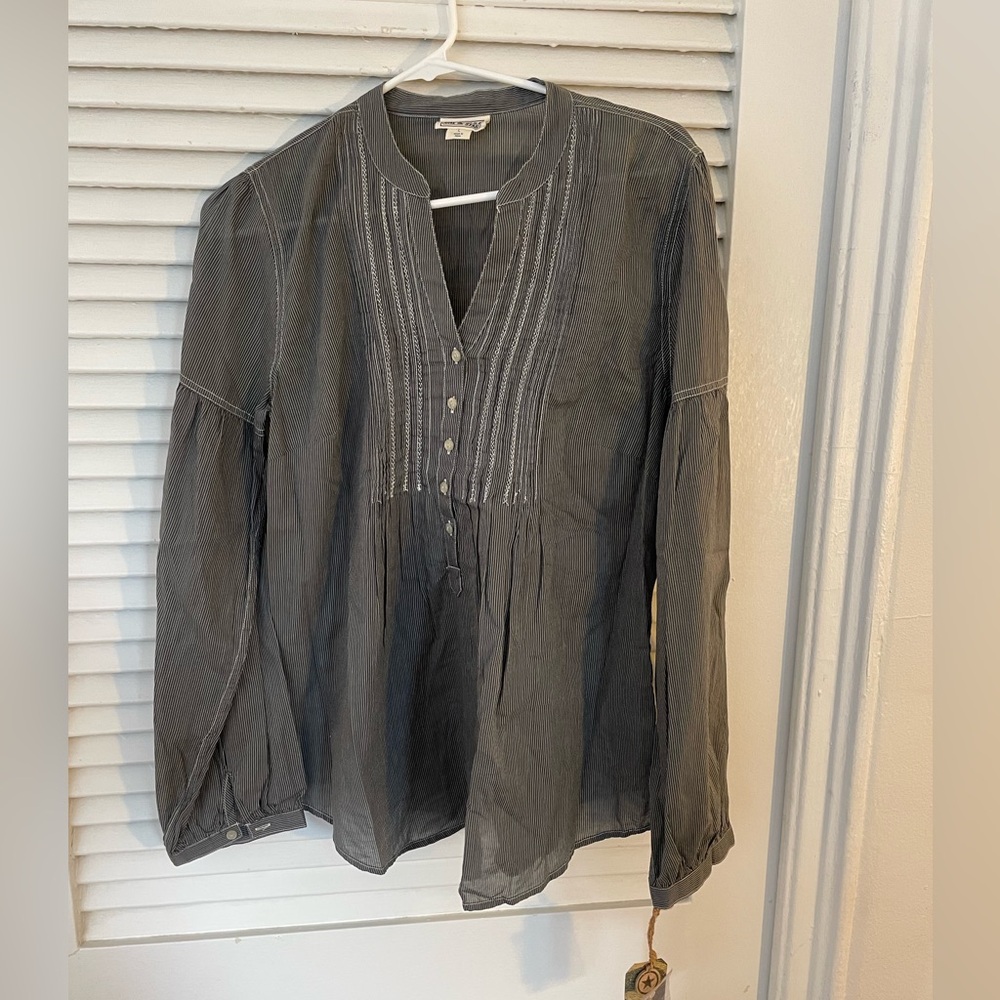 Converse Pinstripe Boho Blouse - new with tags!